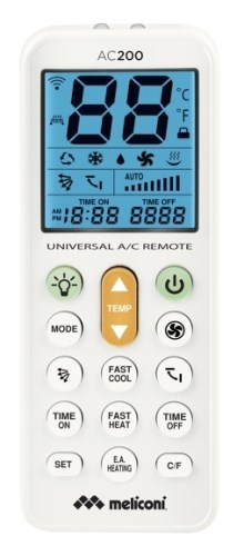 Meliconi 802102 univerzální dálkové ovládání